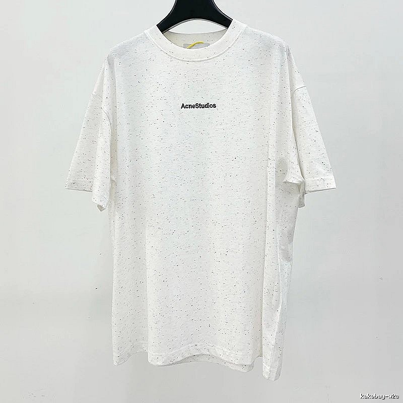 Acne Studios 2090-80 White Style Ac908054 Stockholm Logo T-Shirt Campus Look