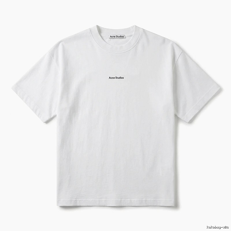 Acne Studios minimalist style white T-shirt