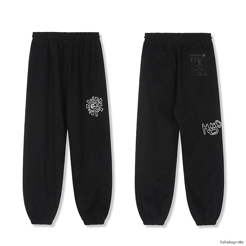 ADWYSD Printed Trendy Black Pants