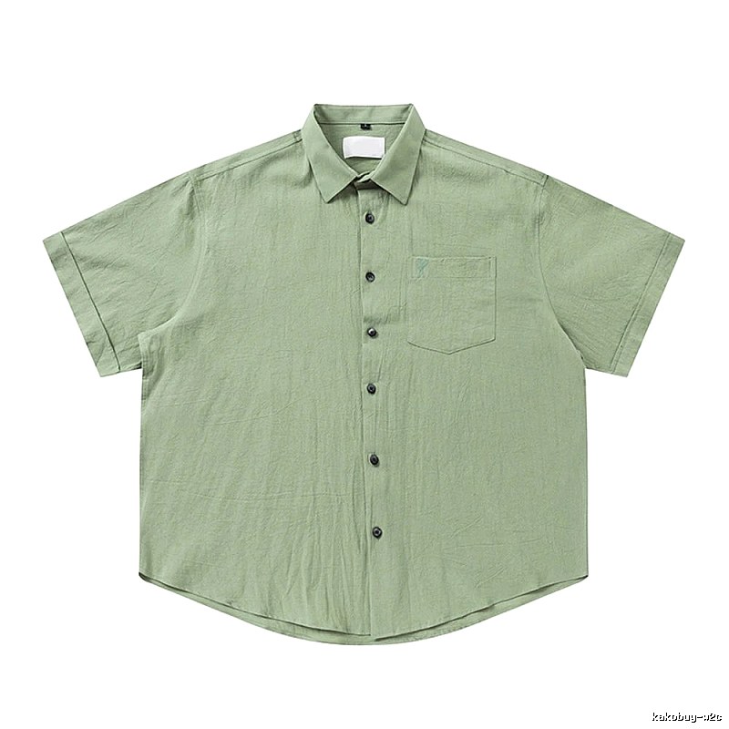AMI casual light green shirt