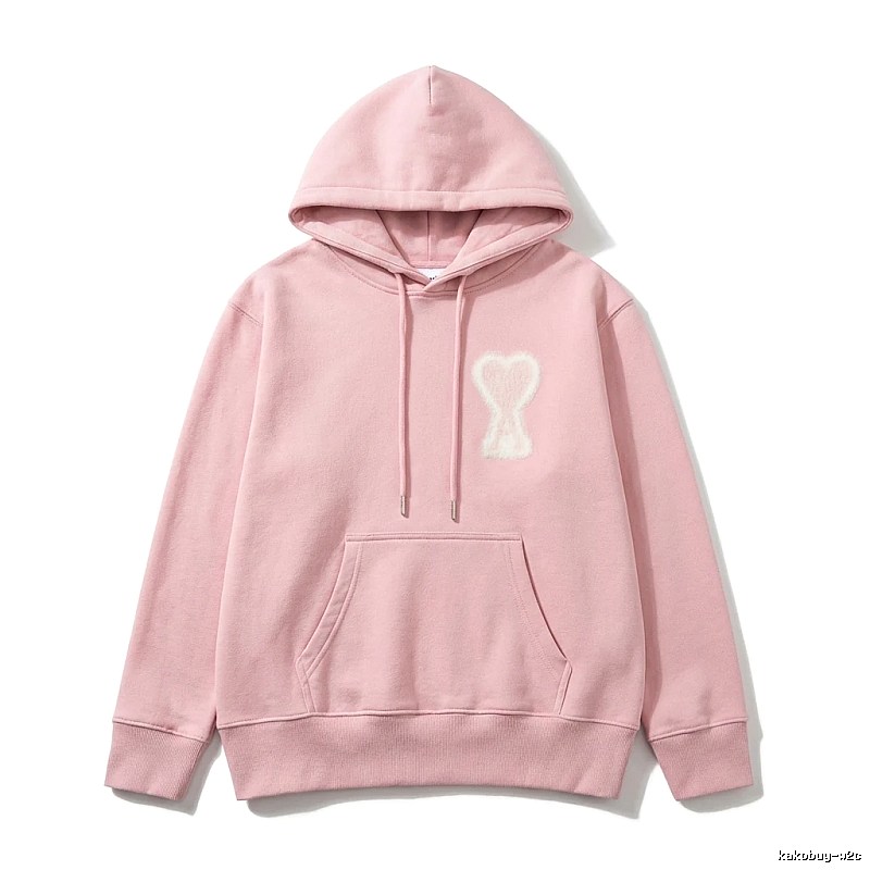 AMI Love Pink Hoodie