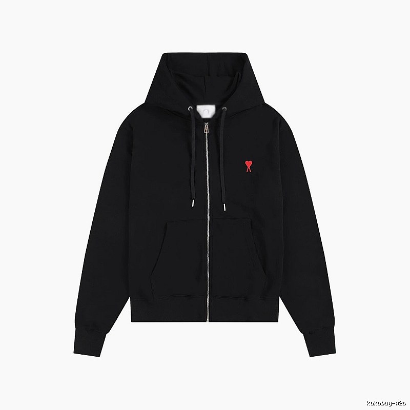 AMI Love Trend Brand Black Hoodie