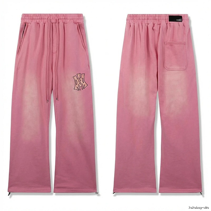 AMIRI casual style pink long trousers