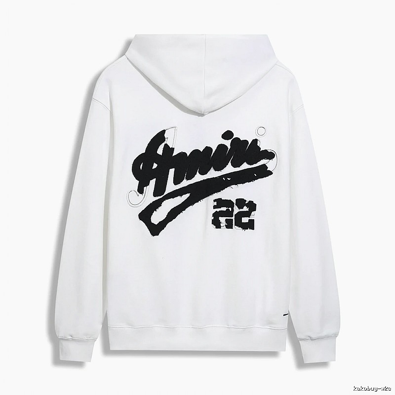 AMIRI Graffiti Style White Sweatshirt