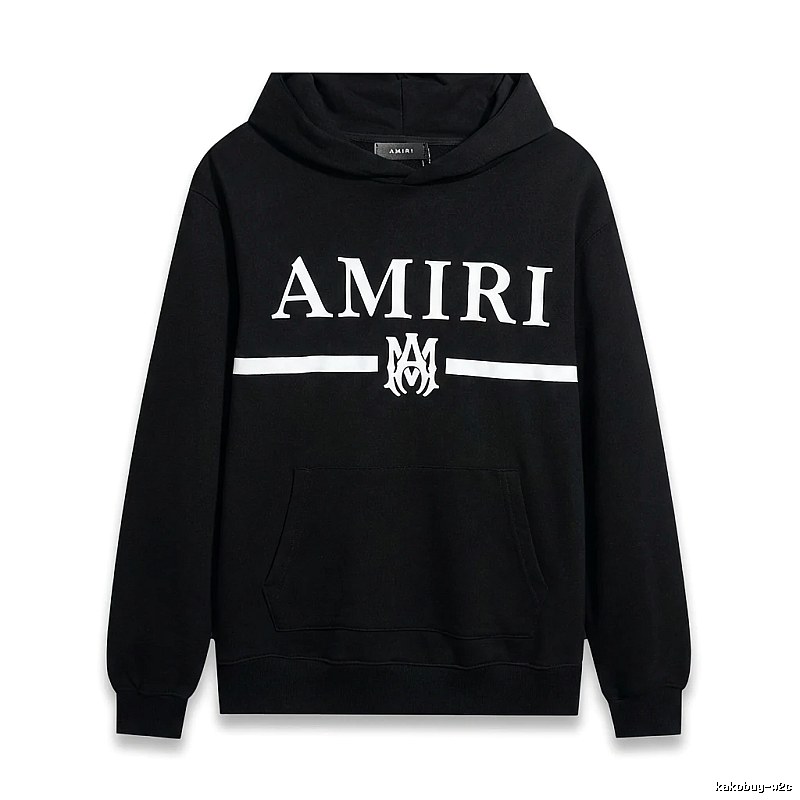 AMIRI Letter Print Black Sweatshirt