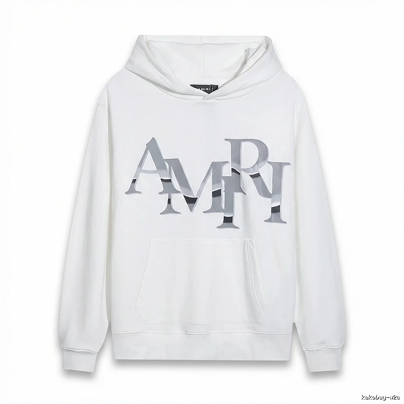AMIRI Letter Style White Sweatshirt