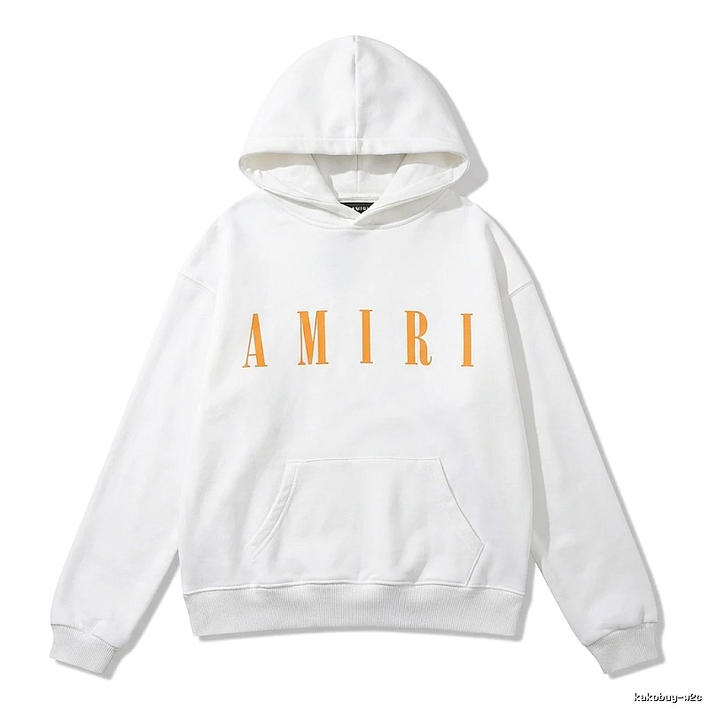 AMIRI letter trendy brand white sweatshirt