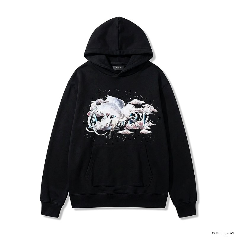 AMIRI Printed Trendy Black Sweatshirt