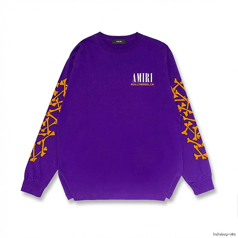 AMIRI purple sweatshirt with skull print