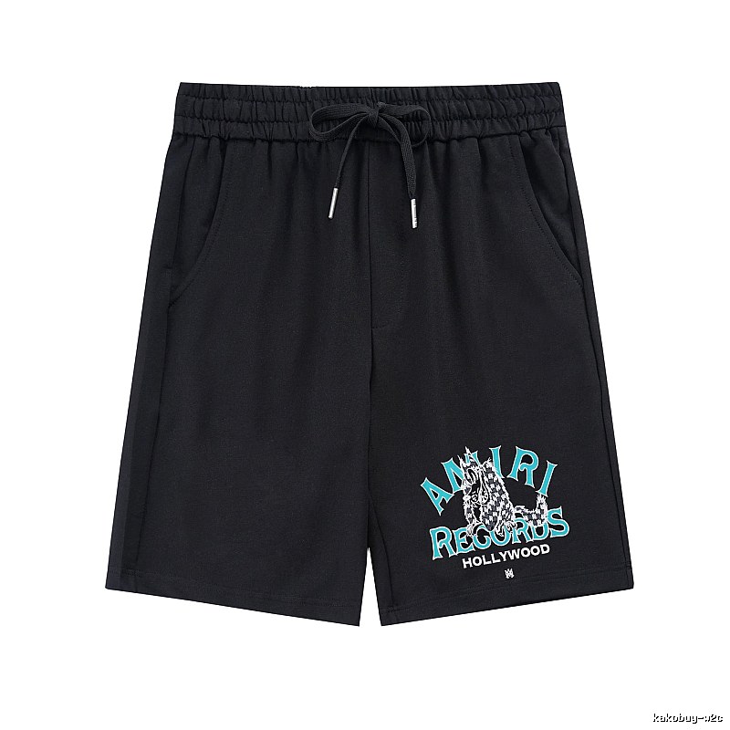 Amiri Resort Logo shorts Black Casual Amiri for Travel Looks