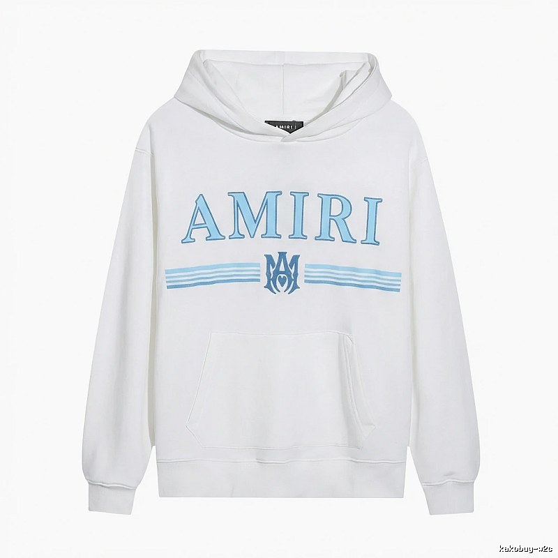 AMIRI simple style white hoodie
