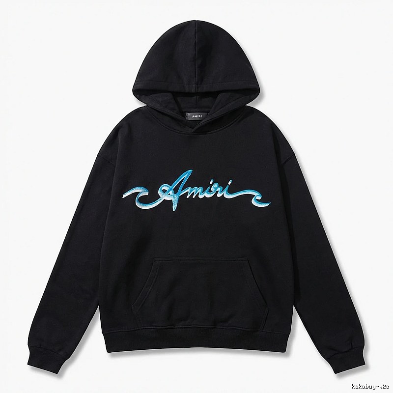 AMIRI Trendy Style Black Hoodie