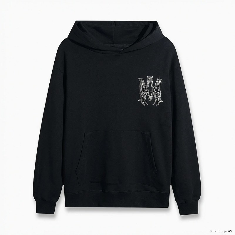 AMIRI's trendy and cool black hoodie