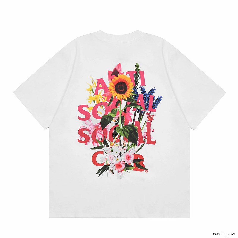 Anti Social Social Club Gift Ready Logo T-shirt Black Orange Anti with Standout Detail