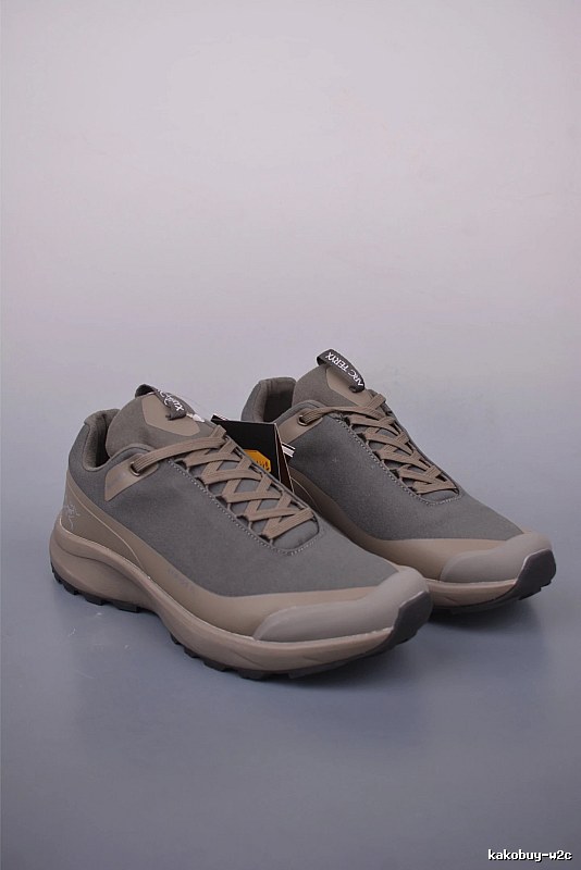 Arc'teryx Brown and Gray Trail Sneakers with Technical Upper