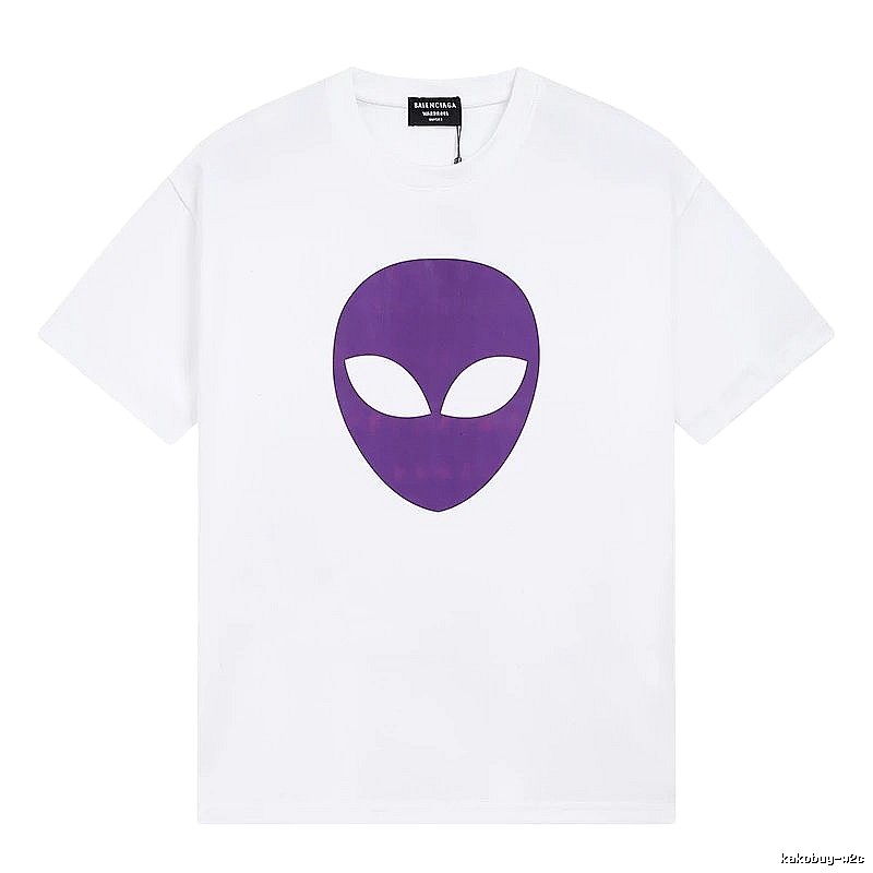 Balenciaga Alien Print White T-shirt