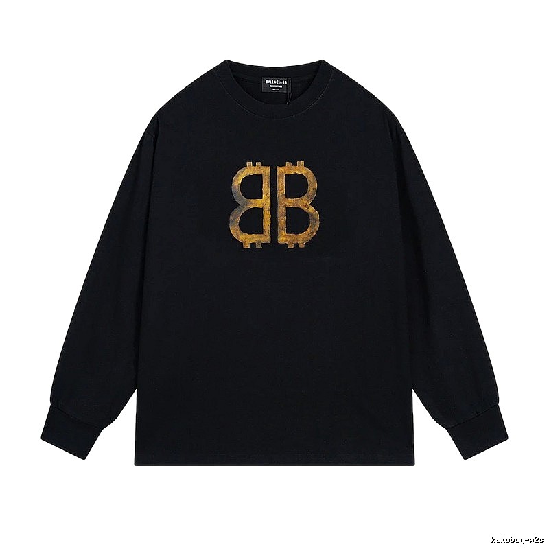 Balenciaga BB Print Black Sweatshirt