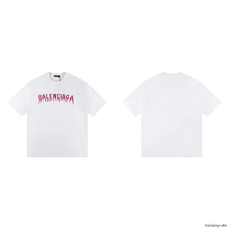 Balenciaga Blood Drop Collection Street Style White T-Shirt