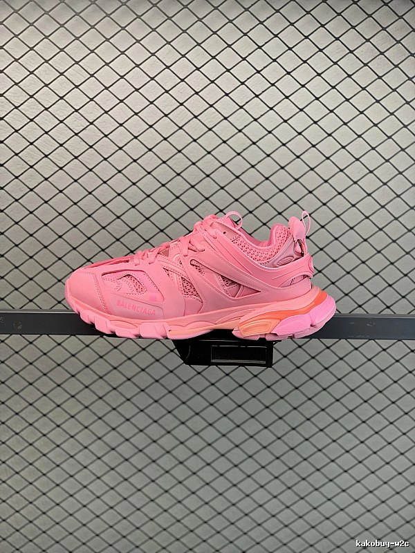 Balenciaga Chunky Runners in Bright Pink with Oversized Sole