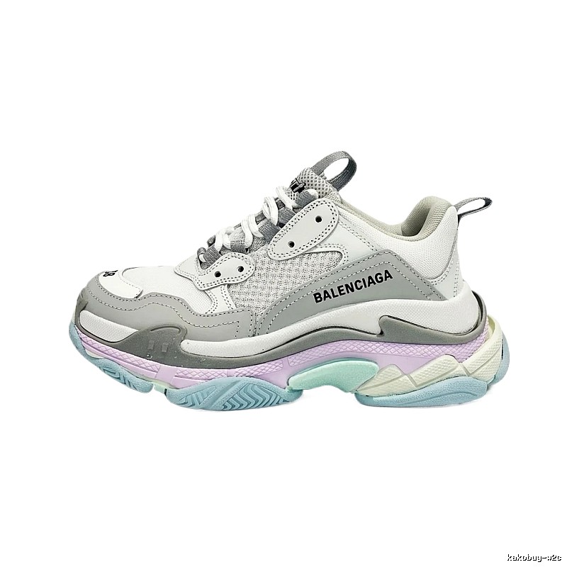 Balenciaga dad-style grey-pink sneakers