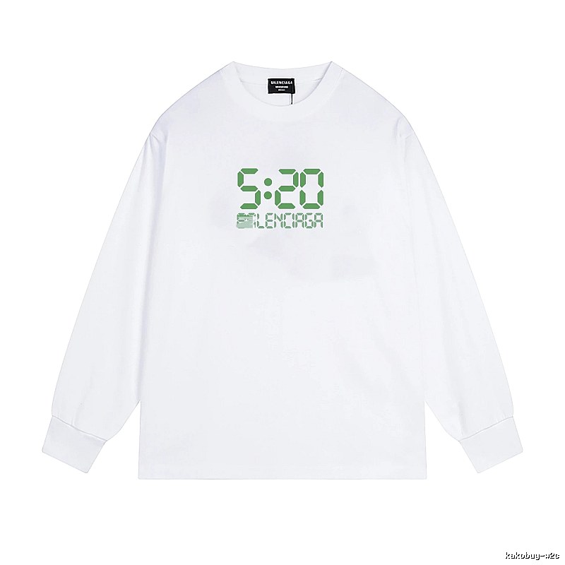 Balenciaga digital-style white T-shirt