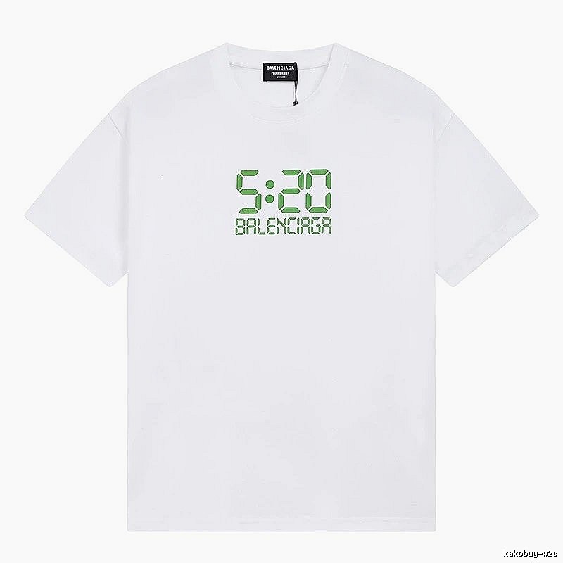 Balenciaga digital-style white T-shirt