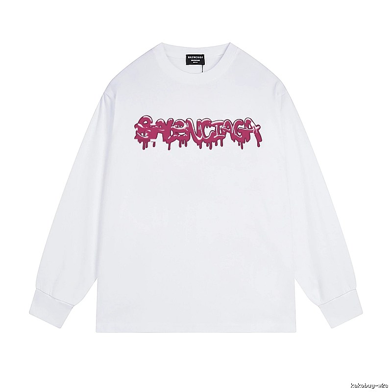 Balenciaga graffiti-style white T-shirt