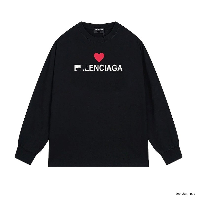 Balenciaga Love Simple Black T-shirt