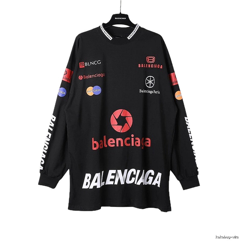 Balenciaga printed black sweatshirt