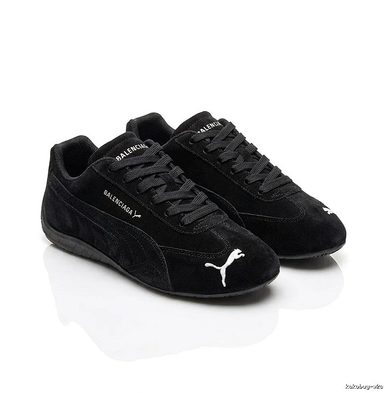 Balenciaga retro-style black shoes
