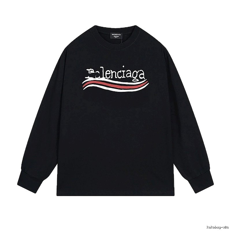 Balenciaga wavy black sweatshirt