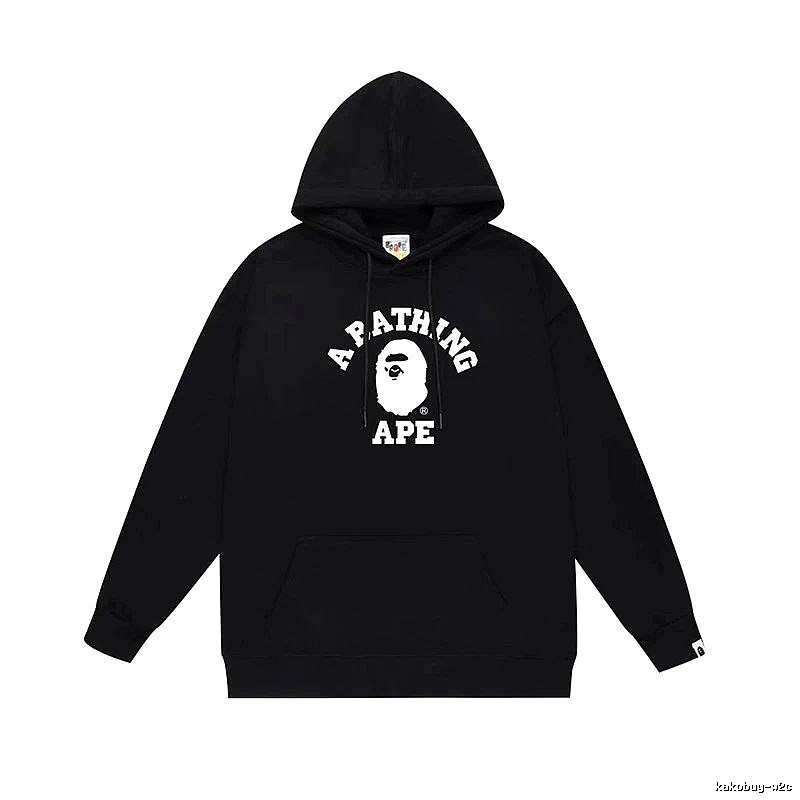 Bape Ape Head Simple Black Sweatshirt