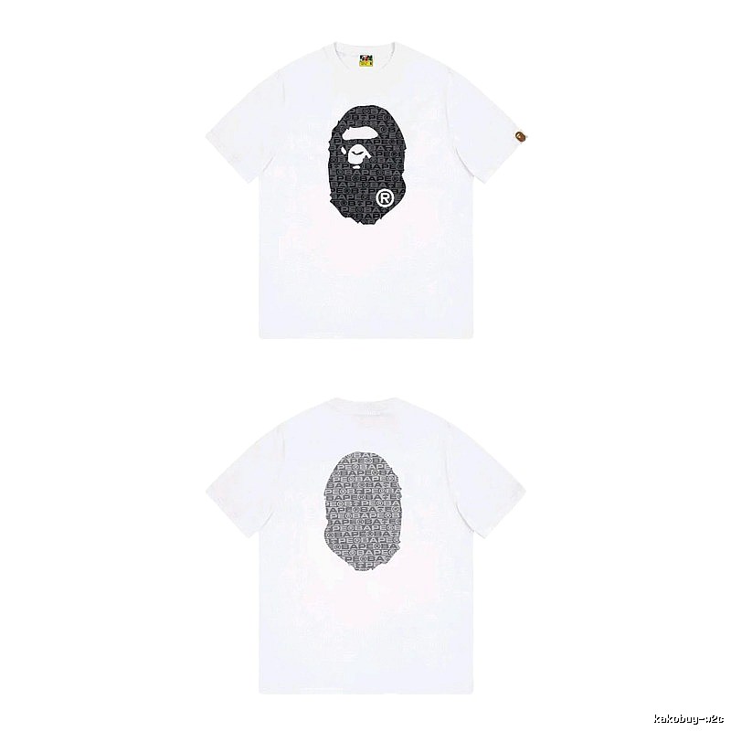 Bape Ape Head Simple White T-shirt