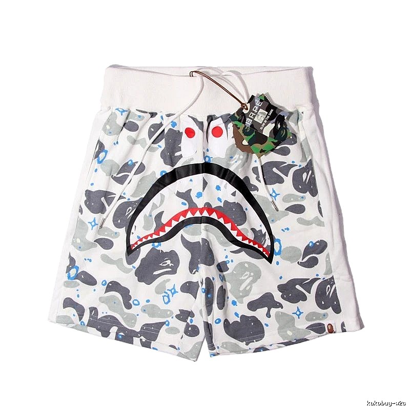 Bape Shark Camouflage Shorts