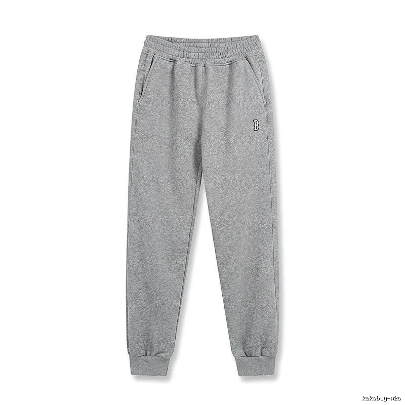 Basic style casual gray sweatpants of MLB