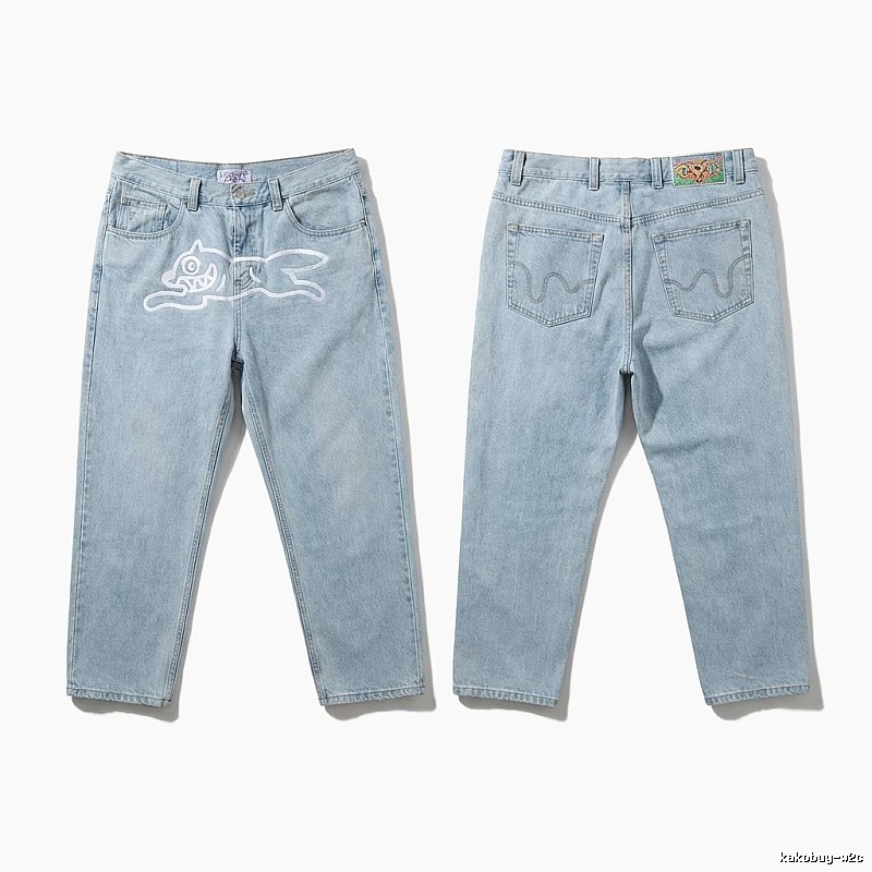 BBC animal print jeans