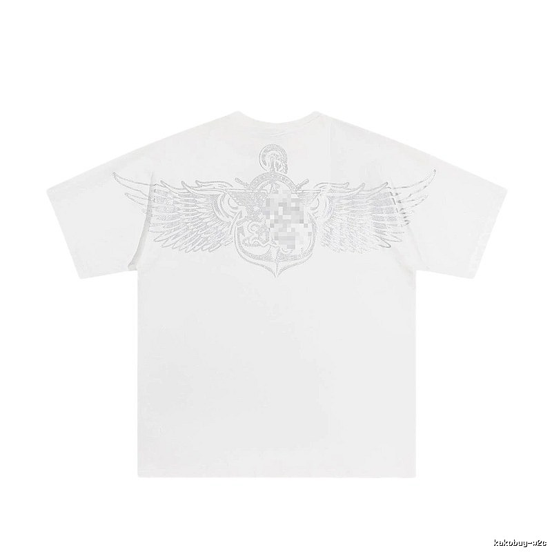 BOY Wing Print Street Style White T-Shirt