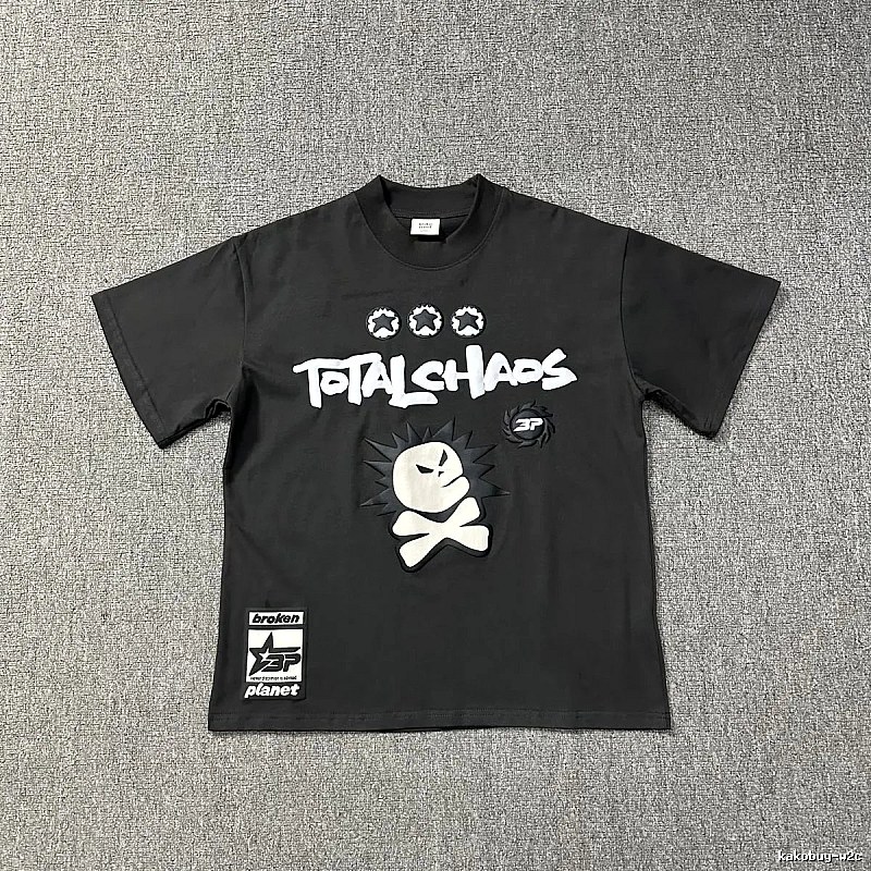 Broken Planet Logo Detail Graphic T-shirt White Cotton Bold with Relaxed Feel