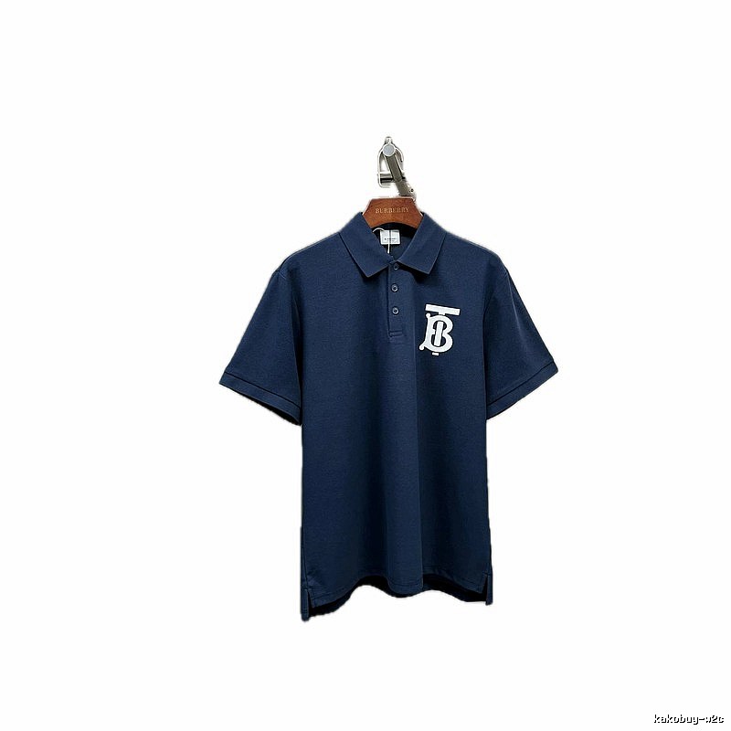 Burberry's classic navy blue Polo shirt