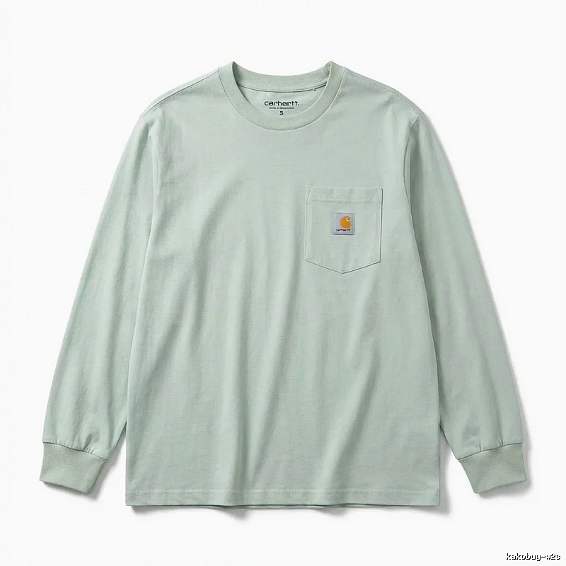 Carhartt basic simple style light green sweatshirt