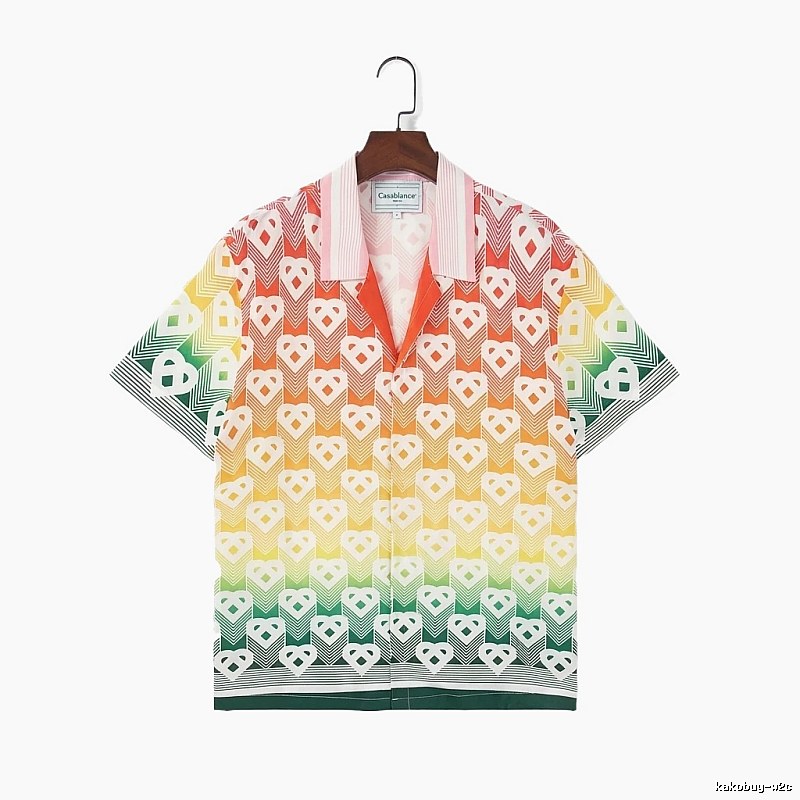 Casablanca Rainbow Gradient Style Shirt