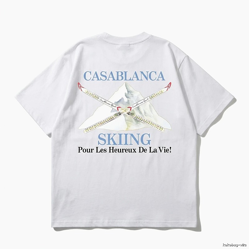 Casablanca Ski Style White T-shirt