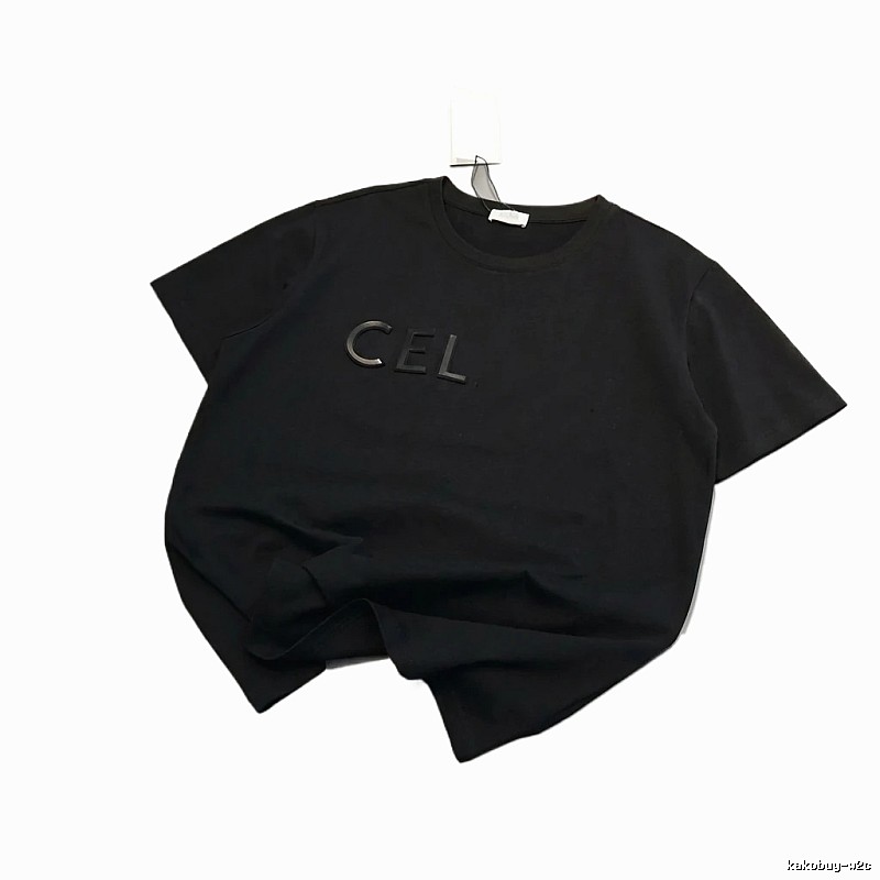 CELINE minimalist black T-shirt