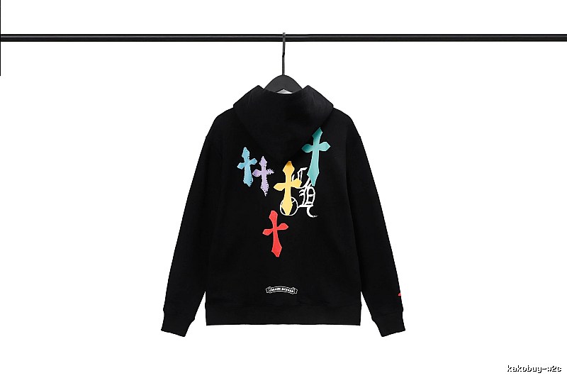 Chrome Hearts 2089-57 Black Cross Graphic Hoodie Bold Graphic