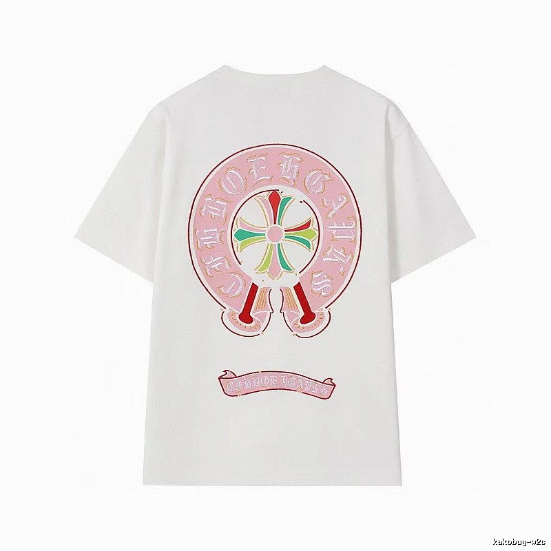 Chrome Hearts Cross Print Street Style Off-white T-Shirt