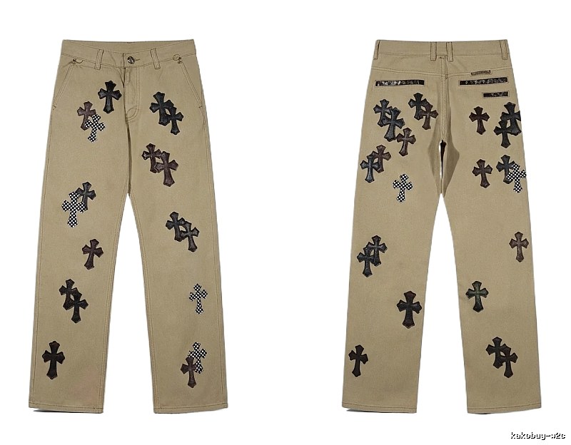 Chrome Hearts Cross Vintage Khaki Pants