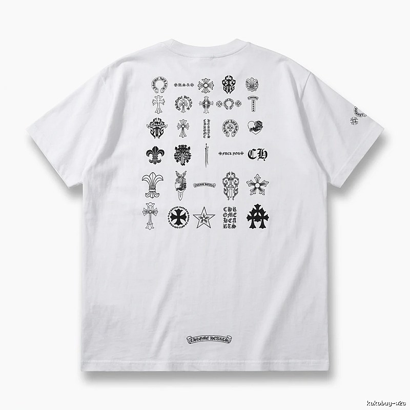 Chrome Hearts Dark Style White T-shirt