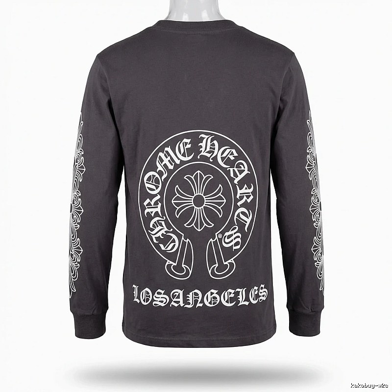 Chrome Hearts Print Dark Style Long-sleeve