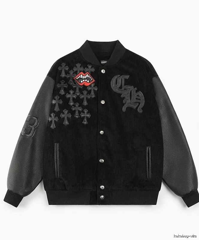 Chrome Hearts Retro Style Black Jacket