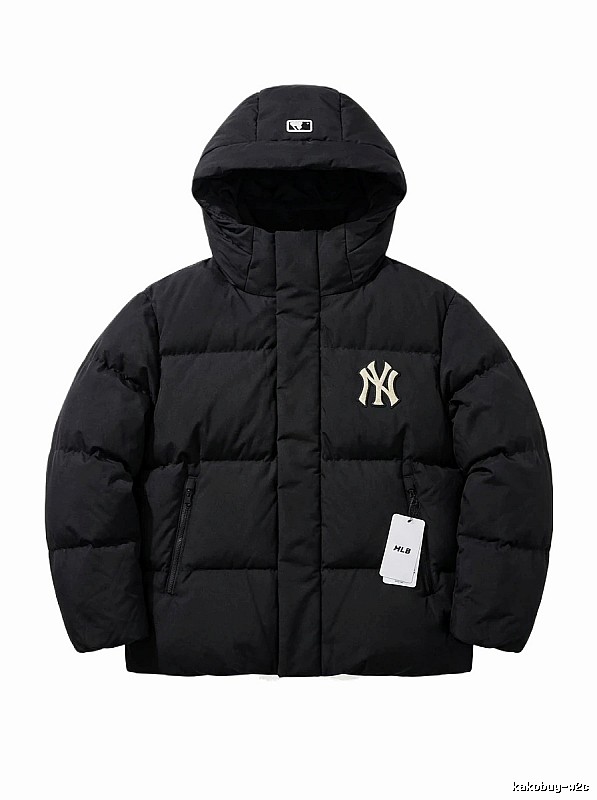 Classic black down jacket of MLB